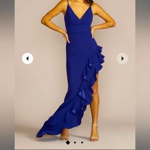 David’s Bridal Asymmetrical dress. Flattering and sexy! Size 14 & 16 Available!